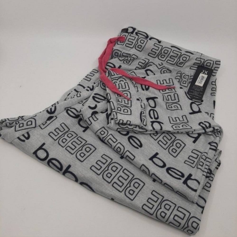 Bebe Gray Pajama Pants Size 2X